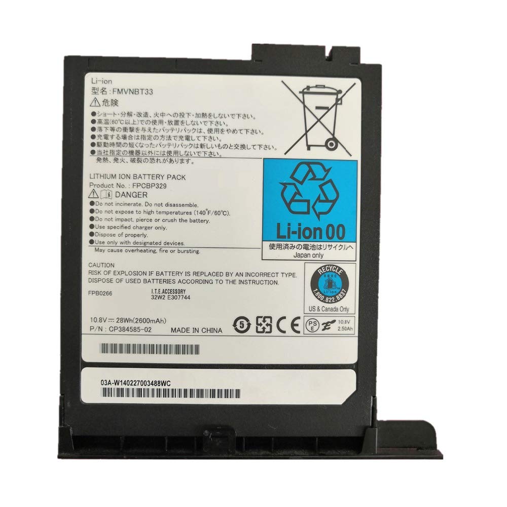 Original Fujitsu FMVNBT34A Media Bay Battery 28Wh 2600mAh 6-Cell