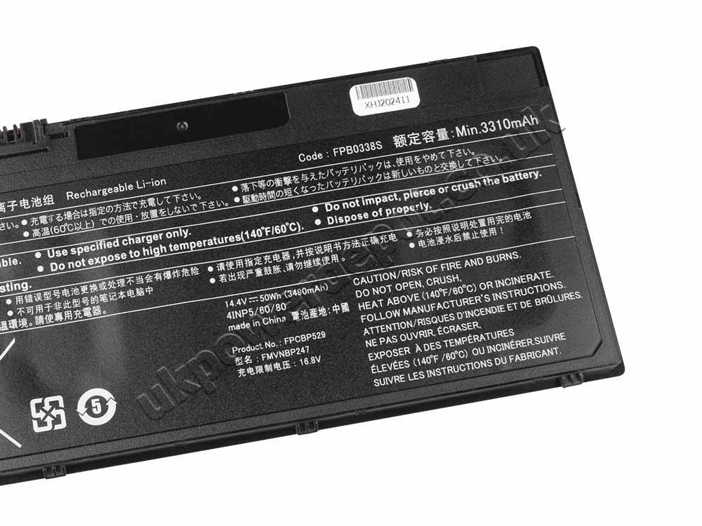 Original Battery Fujitsu CP721834-01 CP734928-01 3490mAh 50Wh