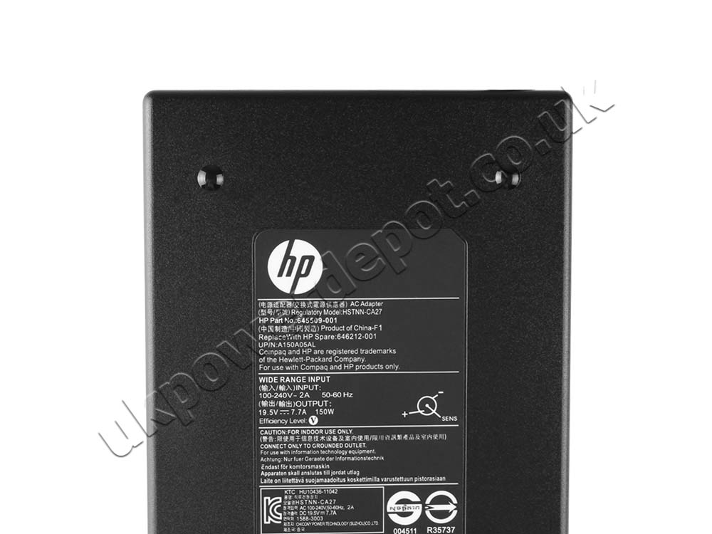 Original 150W Charger HP Pavilion All-in-One AiO 27-d0001nd 27-d0023ur AC Adapter