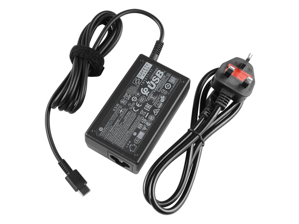 Original 65W USB-C HP Spectre 13-v103no Z6J27EA Adapter Charger