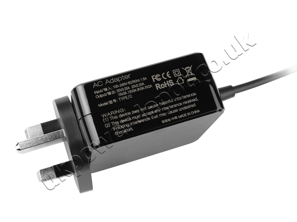 65W USB-C HP EliteBook 840 G5 AC Adapter Charger