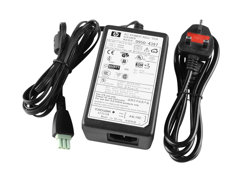 Original 18W Charger HP Deskjet Printer D1360 AC Adapter