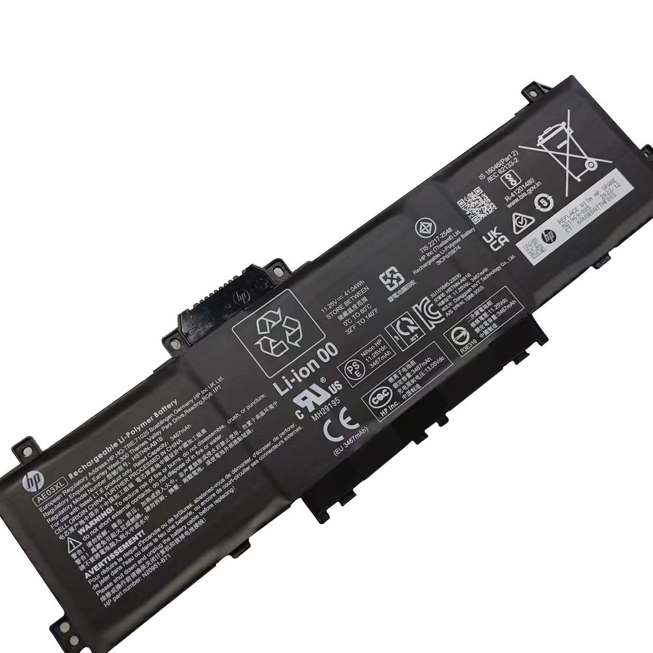 Original Battery HP 15-fd0065TU Clamshell 3467mAh 41.04Wh