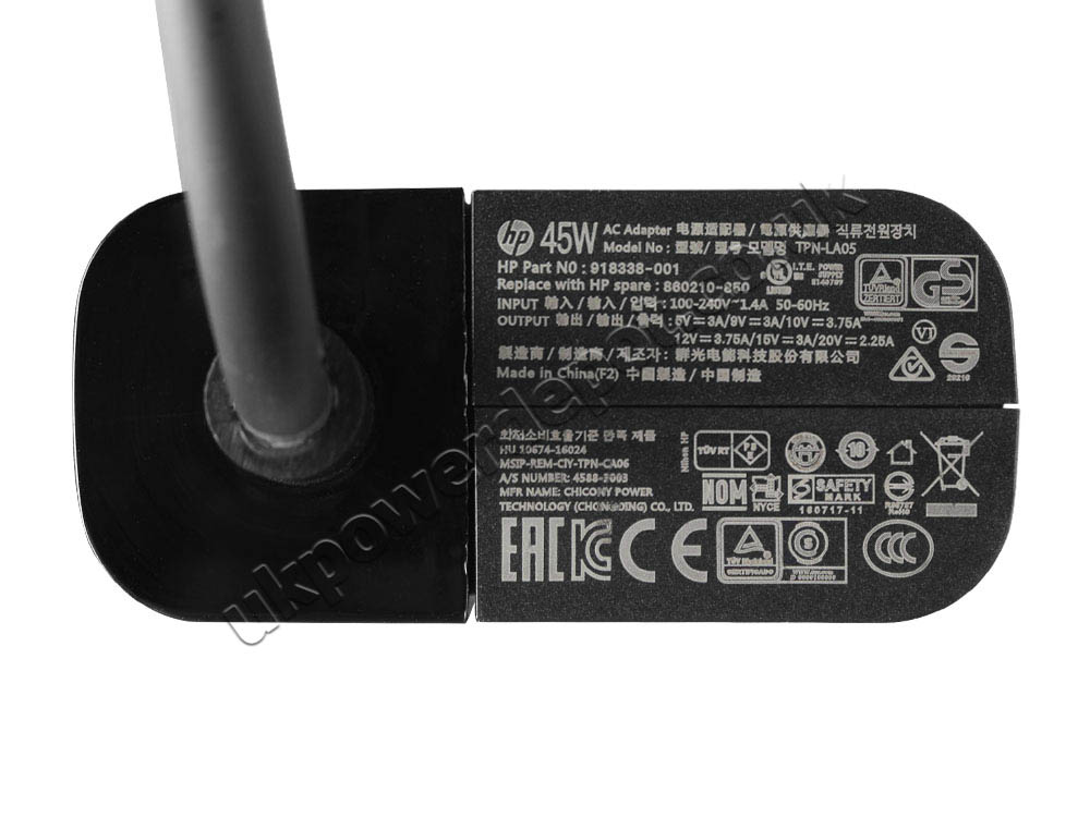 Original 45W USB-C Charger HP ProBook 455 G9 AC Adapter