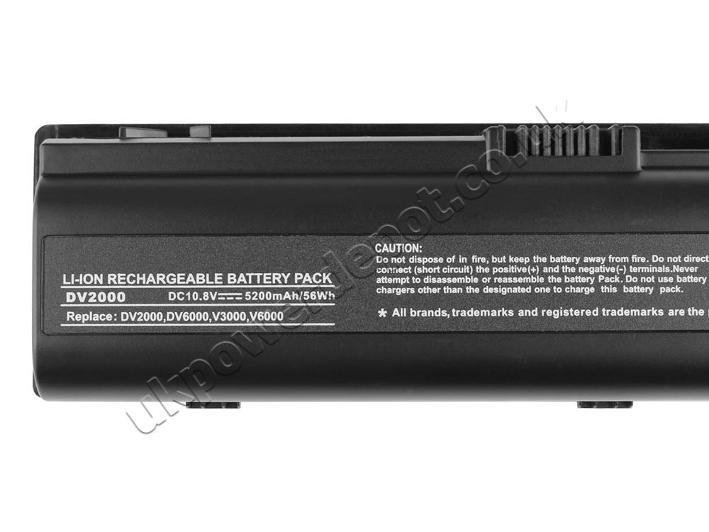 Original Battery HP Compaq Presario F732AU F733AU 4400mAh 47Wh