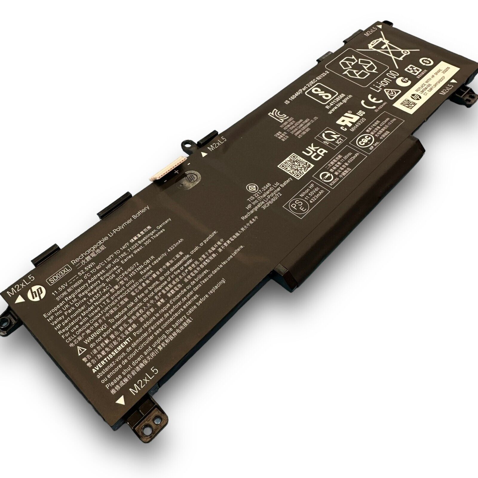 Original Battery HP OMEN 15-ek1047nf 15-ek1006ur 15-ek1060TX 4323mAh 52.5Wh