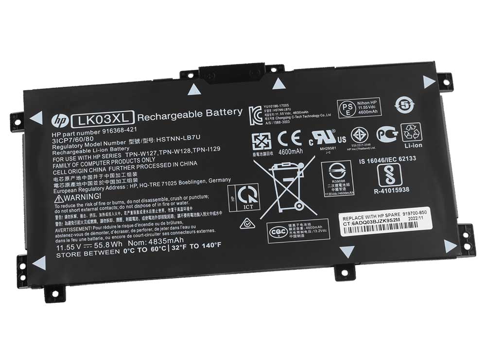 Original Battery HP Pavilion x360 15-cr0000 4500mAh 52.54Wh
