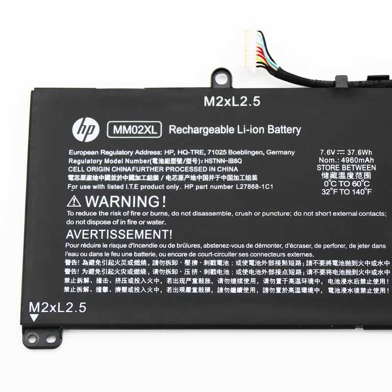 Original Battery HP Pavilion 13-an0025nf 13-an0009tu 13-an0066tu 4960mAh 37.6Wh
