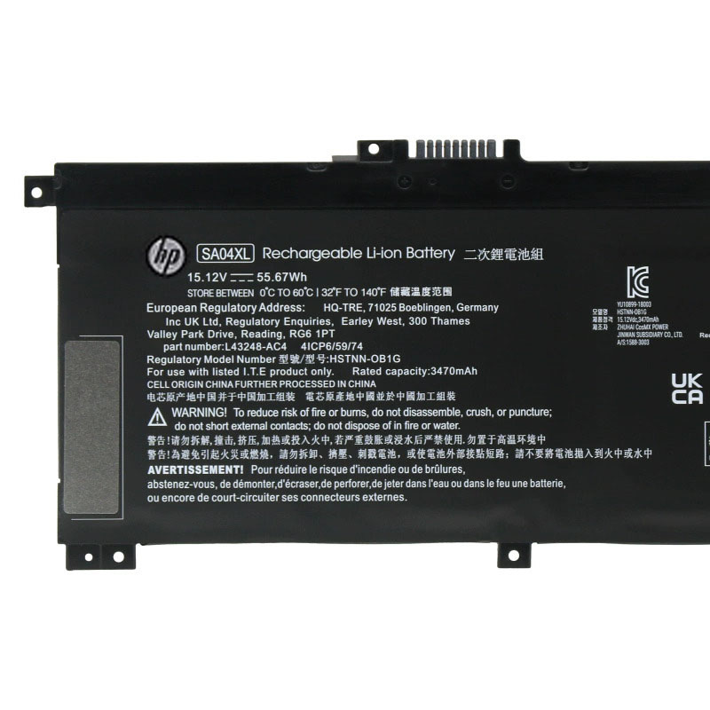 Original Battery HP Envy 17-cg0002na 17-cg0720nd 3470mAh 55.67Wh