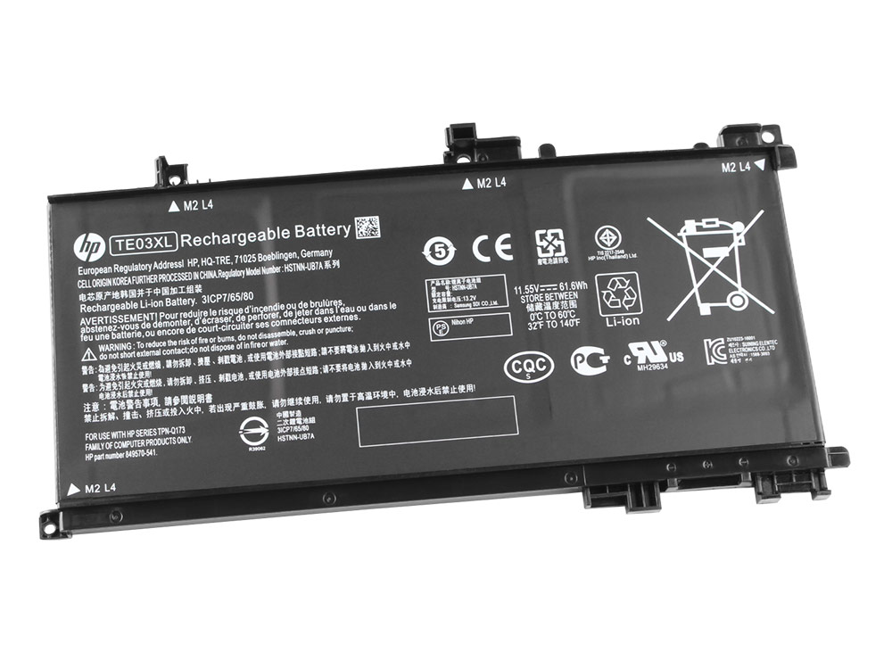 Original Battery HP Omen 15t-ax200 X7R20AV 5150mAh 61.6Wh