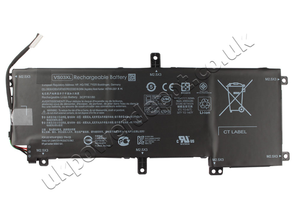 Original HP Envy 15-as100 Battery 52Wh 4350mAh