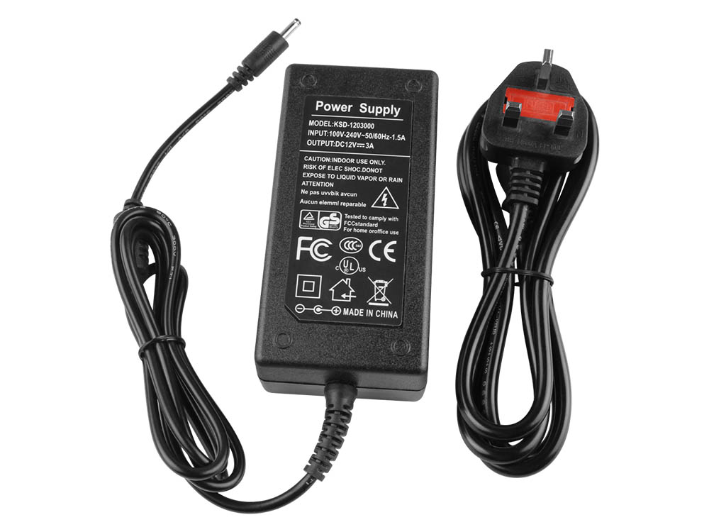36W Charger Medion 40057296 40054523 40063294 AC Adapter