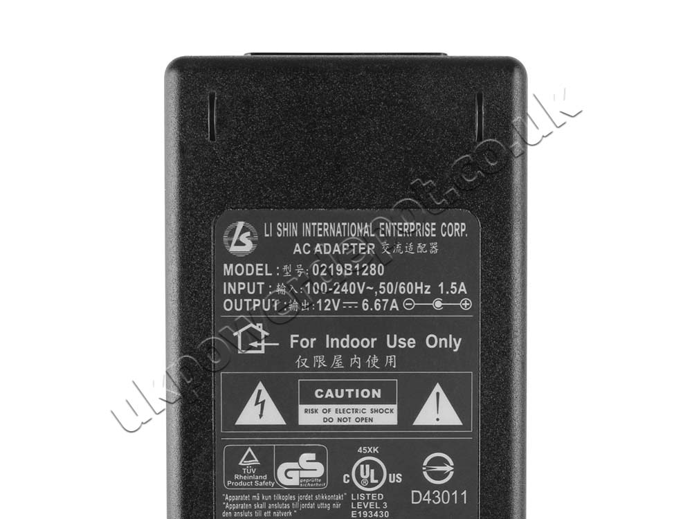 80W Charger TechniSat TECHNIVISION 22HD (5022/7326) AC Adapter
