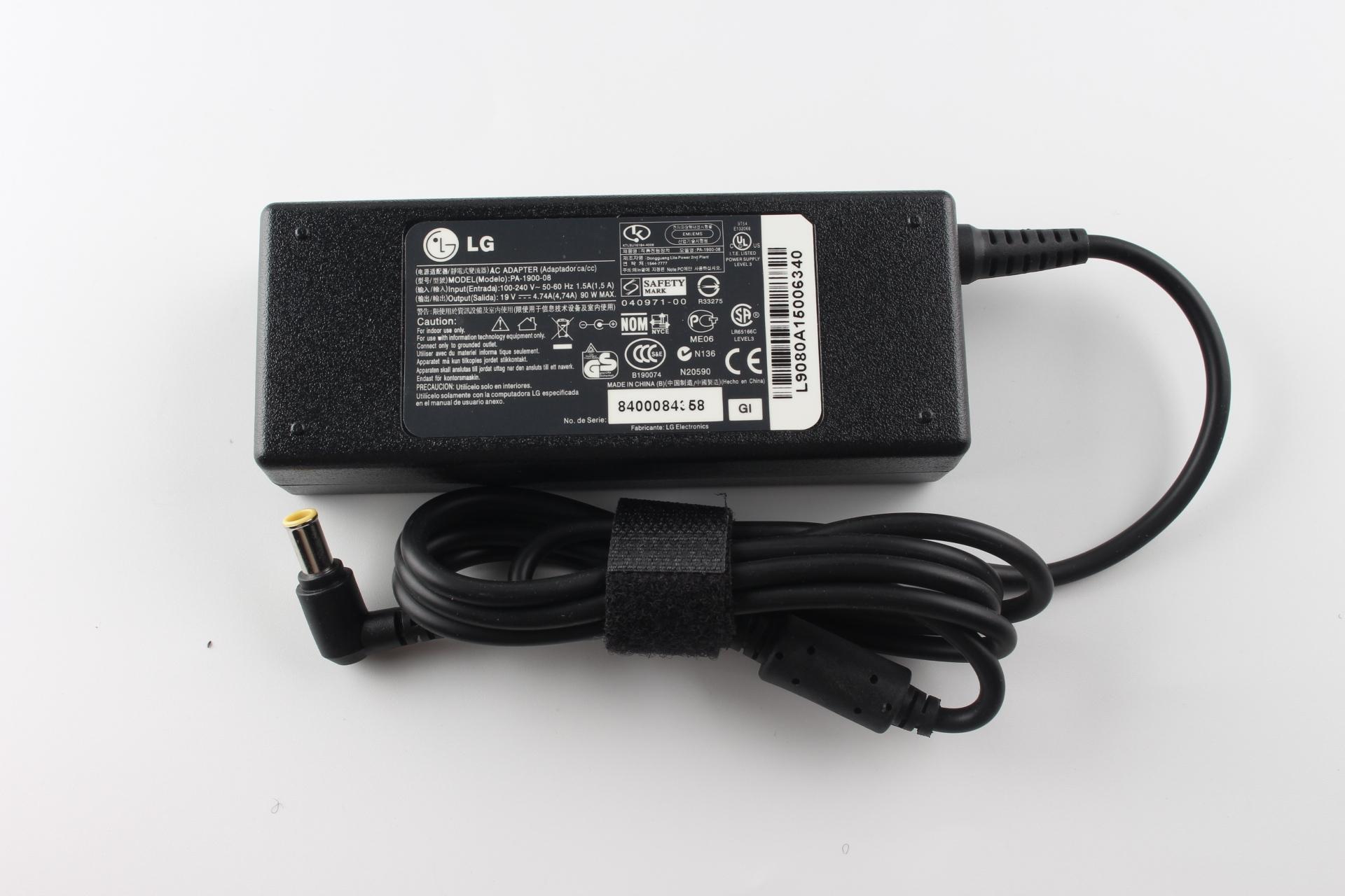 Original 90W Charger LG 34UM68-P DM2350D Monitor AC Adapter