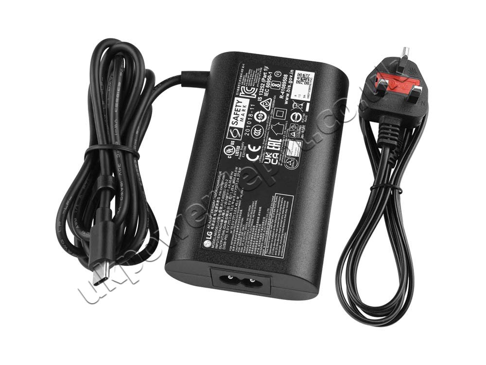 Original 65W USB-C Charger LG 1544-7777 AC Adapter