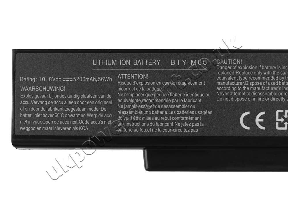 Original MSI CR460 MS-145A Battery 4800mAh 6-Cell