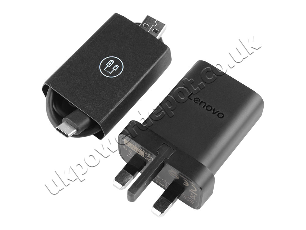 Original 20W USB-C Charger Lenovo Tab M11 ZAED AC Adapter + Cable