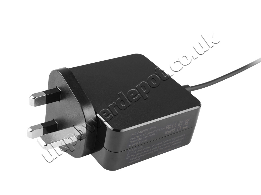Original Lenovo IdeaPad 5 14IIL05 81YH AC Adapter Charger 45W