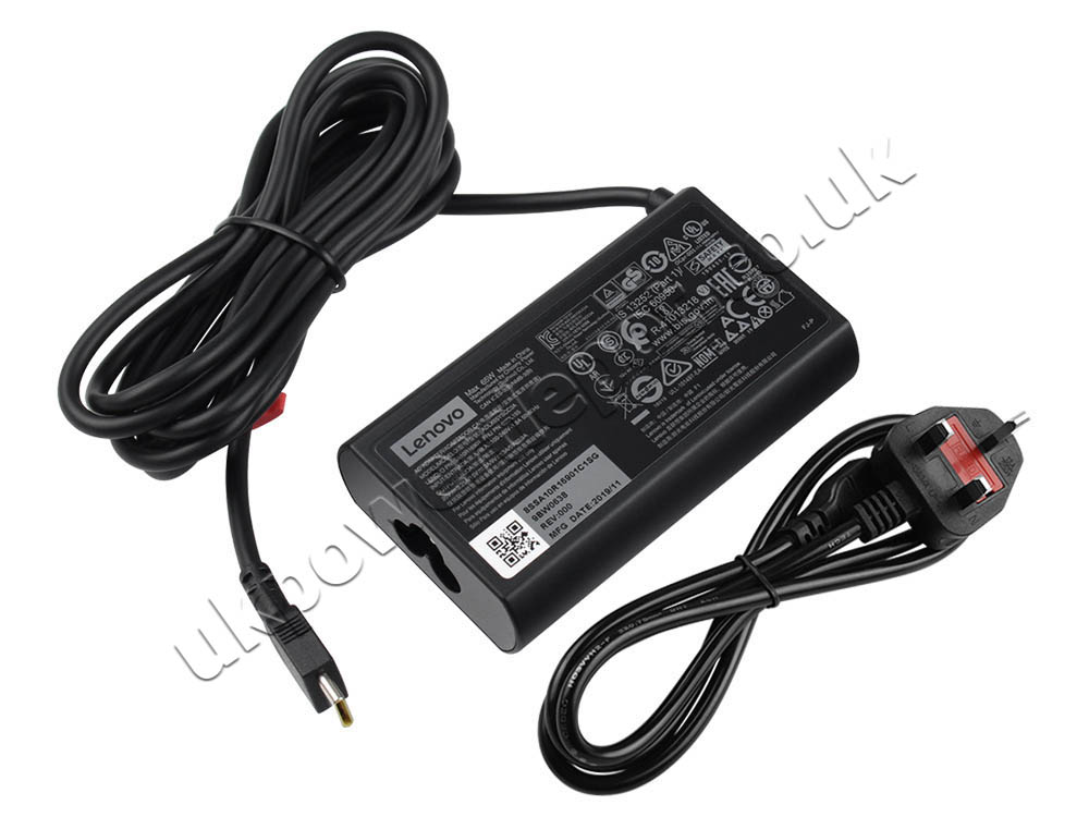 Original 65W USB-C Charger Lenovo Chromebook Duet 11M889 83HH000SUK AC Adapter + Cable