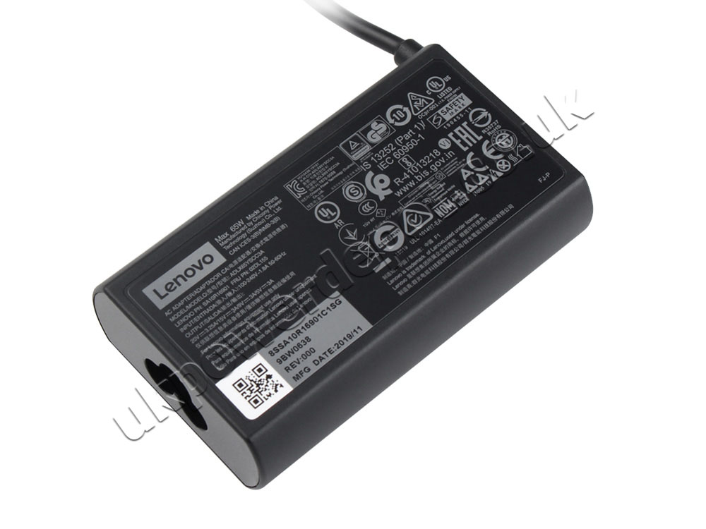 Original 65W USB-C Charger Lenovo Chromebook Duet 11M889 83HH000SUK AC Adapter + Cable