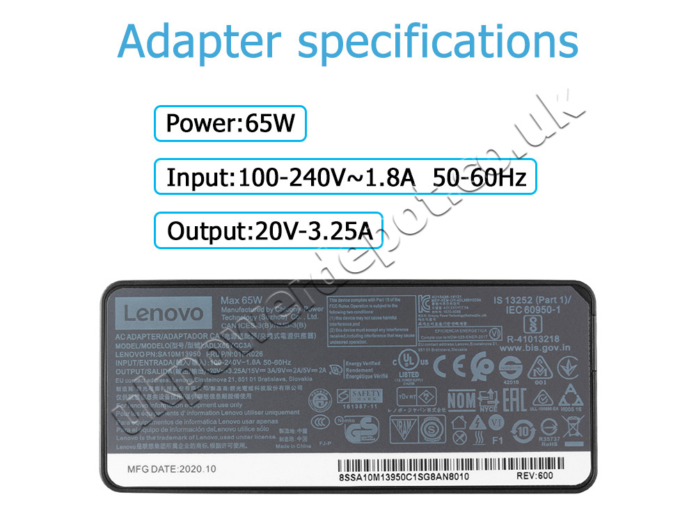 Original 65W USB-C Charger Samsung Galaxy Book3 Pro 360 NP960QFG-KB3DE AC Adapter + Cable