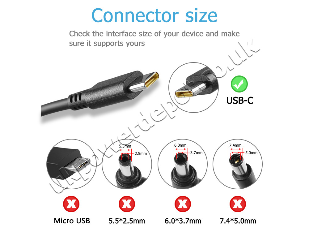 Original 65W USB-C Charger Samsung Galaxy Book3 Pro 360 NP960QFG-KB3DE AC Adapter + Cable