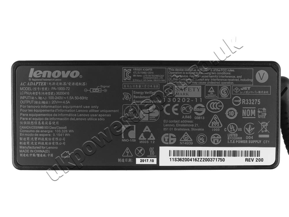 Original 90W Charger Lenovo USB-C Universal Business Dock 40B30090CH AC Adapter