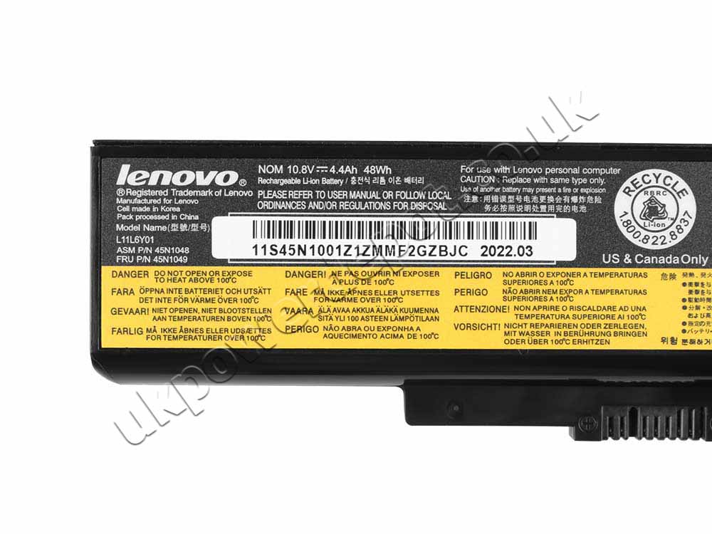 Original Battery Lenovo G710 20252 4400mAh 48Wh