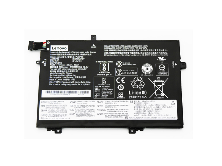 Original Battery Lenovo ThinkPad E485 20KU 4080mAh 45Wh