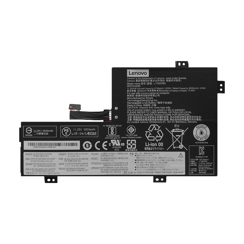 Original Battery Lenovo 500e ChromeBook 2nd Gen 81MC 3690mAh 42Wh