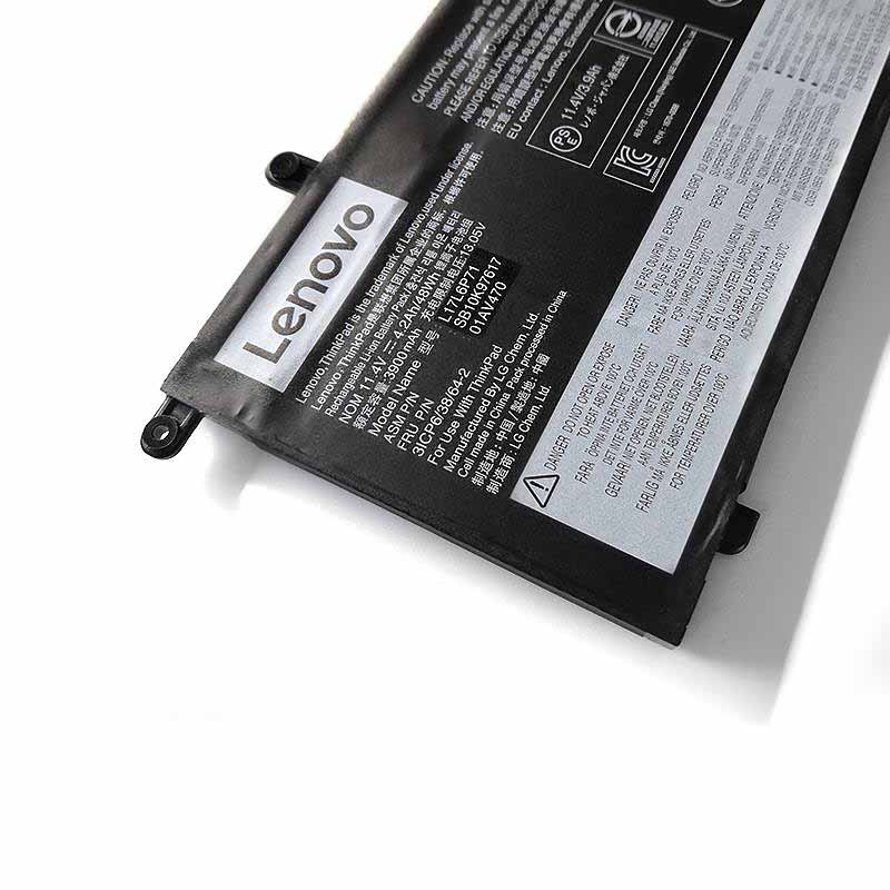 Original Battery Lenovo ThinkPad X280 20KF005V 4190mAh 48Wh