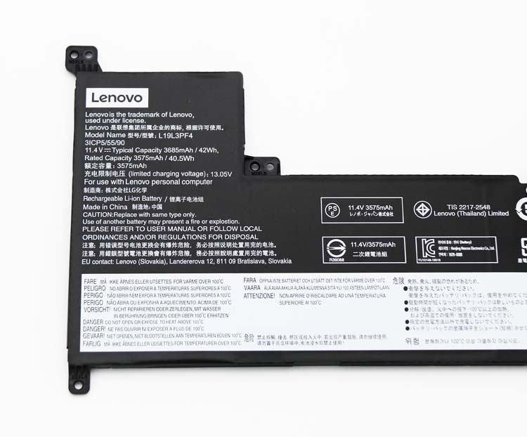 Original Battery Lenovo IdeaPad 3-17ADA05 81W2001BGE 3685mAh 42Wh