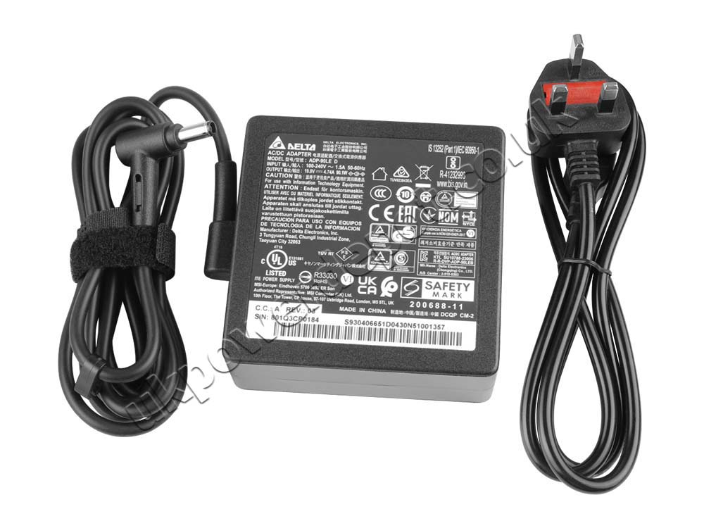 Original 90W Charger MSI Commercial 14 H A13MG MS-14L1 AC Adapter + Cable
