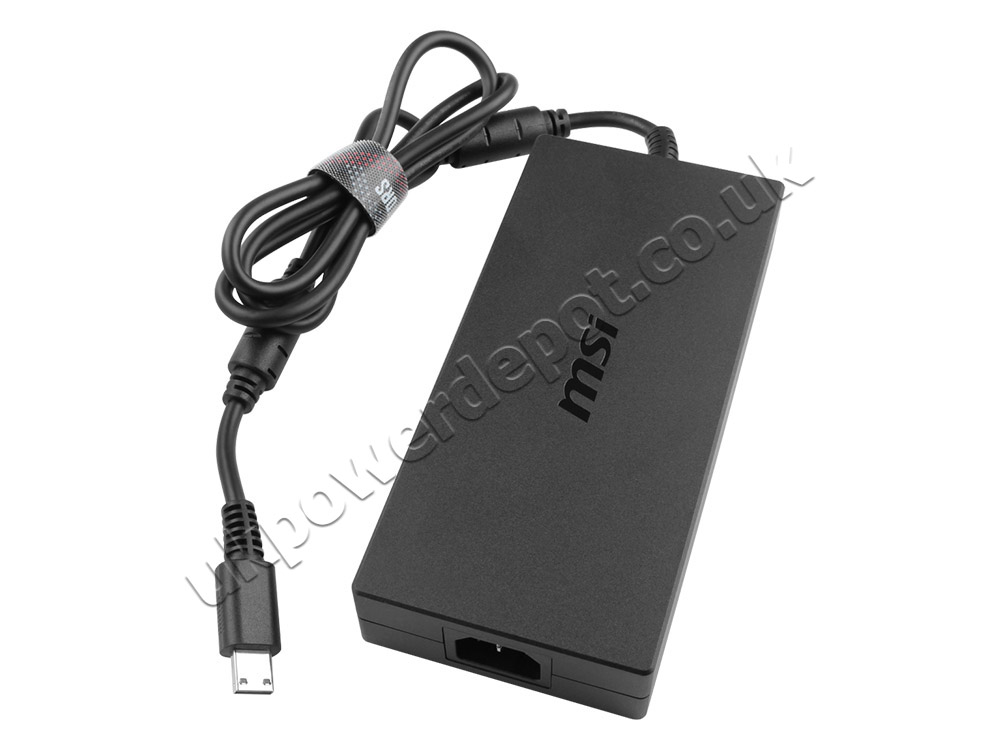 Original 330W Charger MSI CreatorPro X17 HX AC Adapter + Cable