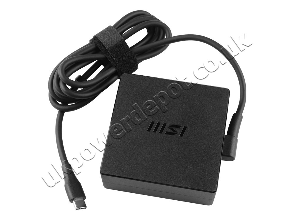 Original 100W USB-C Charger MSI Prestige 14 H B13UCX-601US AC Adapter + Cable