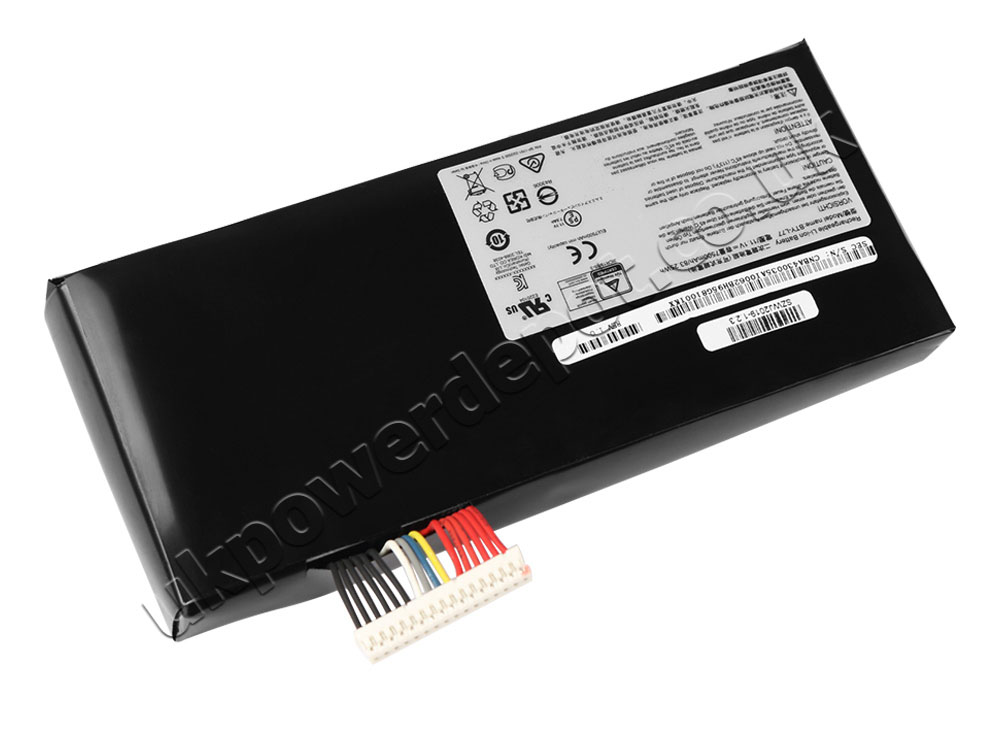 83.5Whr 9Cell 7500mAh MSI GT72 2PE(Dominator Pro)-018UK Battery