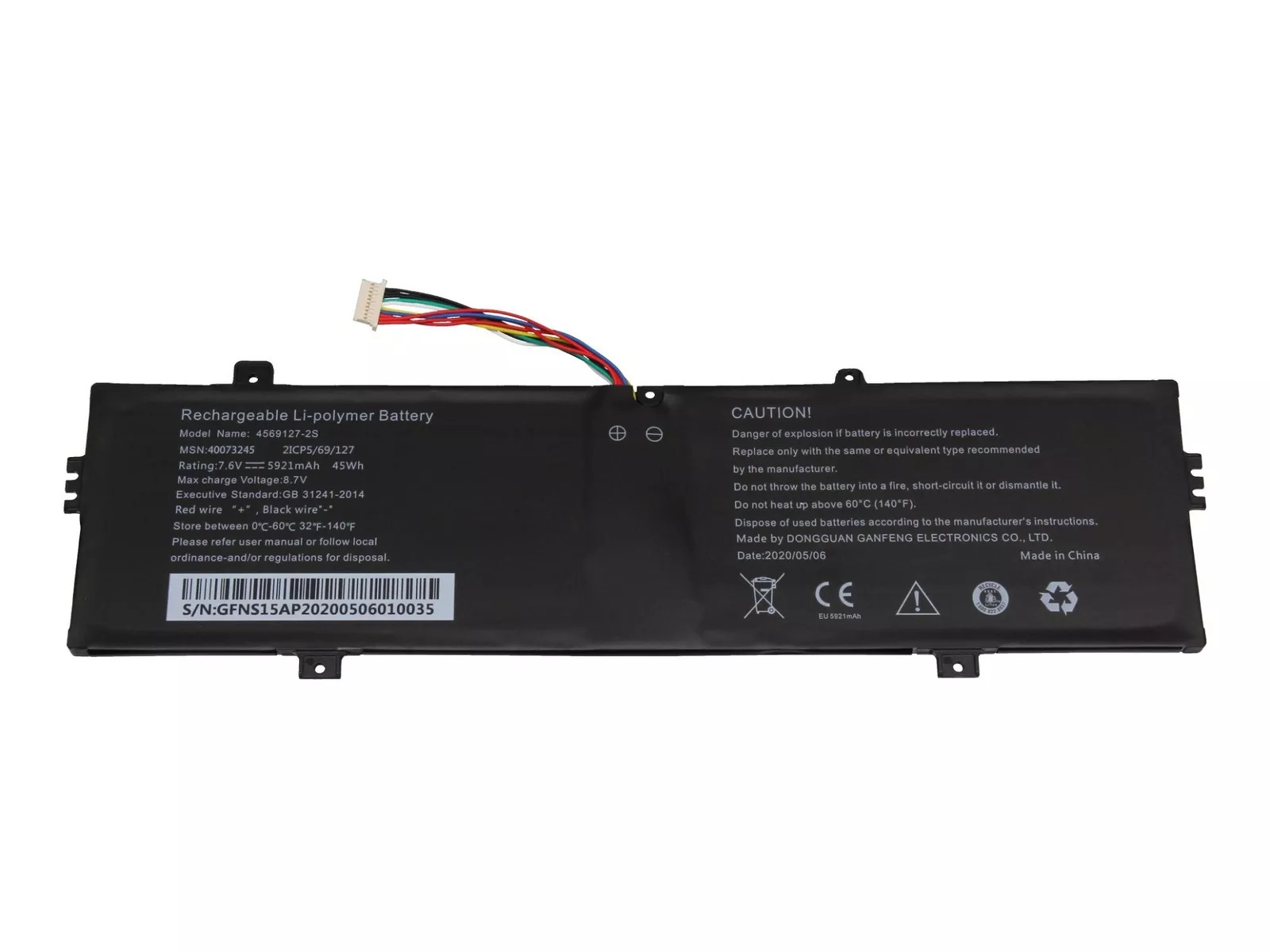 Battery Medion Akoya E14302 (MD 63600) 5921mAh 45Wh