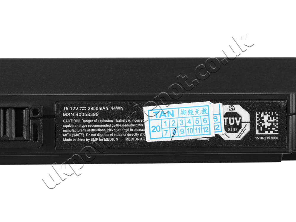 Original Battery Medion Akoya P6677 MD 60634 2950mAh 44Wh