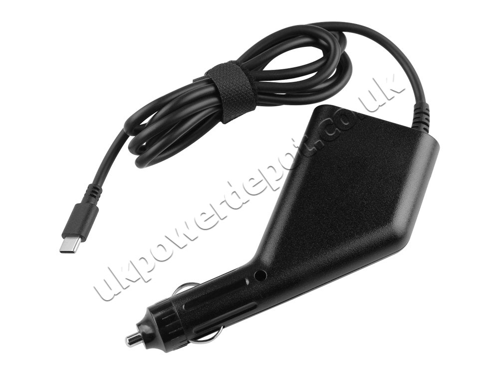 90W USB-C Car Charger Lenovo 4X20M26277 4X20M26278 DC Adapter