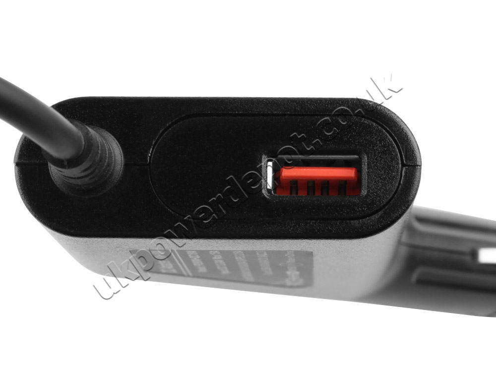 90W USB-C Car Charger Lenovo 4X20M26277 4X20M26278 DC Adapter