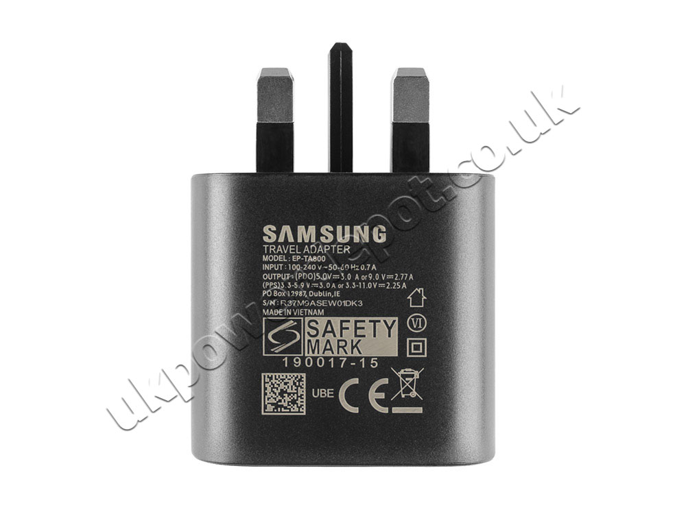 Original USB-C 25W Charger Samsung Galaxy A02s SM-A025G SM-A025G/DS AC Adapter