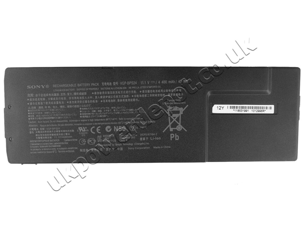 Original Battery Sony Vaio PCG-4121GM 4400mAh 49Wh