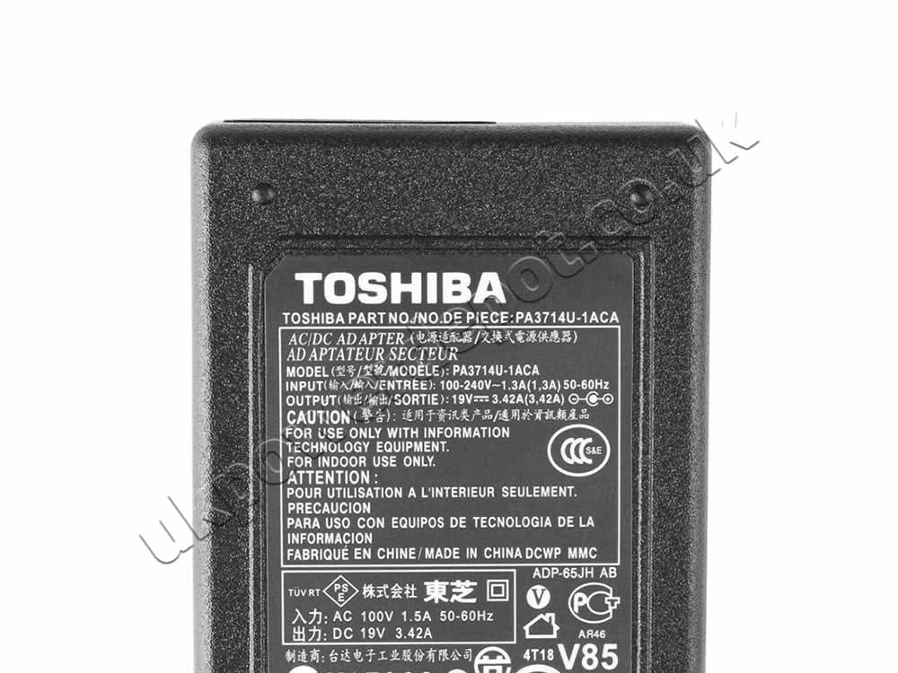 Original 65W Charger Toshiba Satellite Pro C40-A-002 AC Adapter