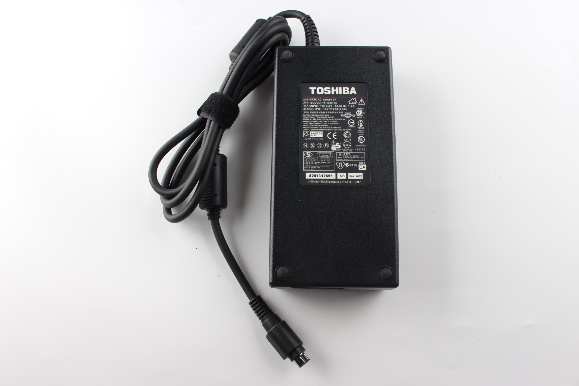 Original 180W Toshiba Qosmio X70-A-12N AC Adapter Charger Power Cord