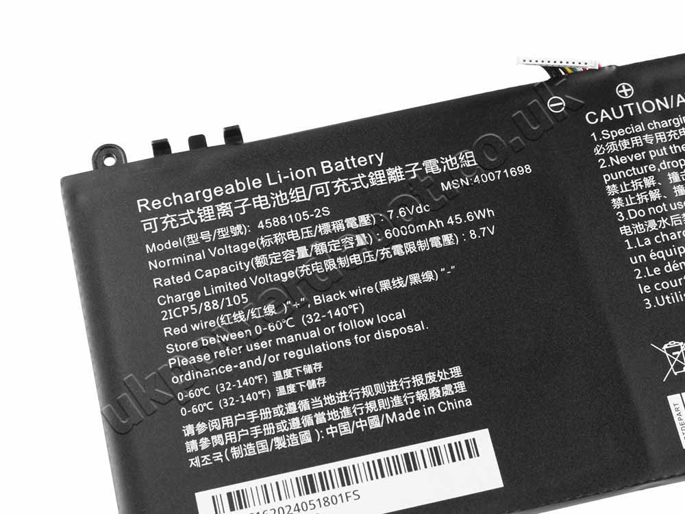 Battery Toshiba Dynabook Satellite Pro C40-J 6000mAh 45.6Wh