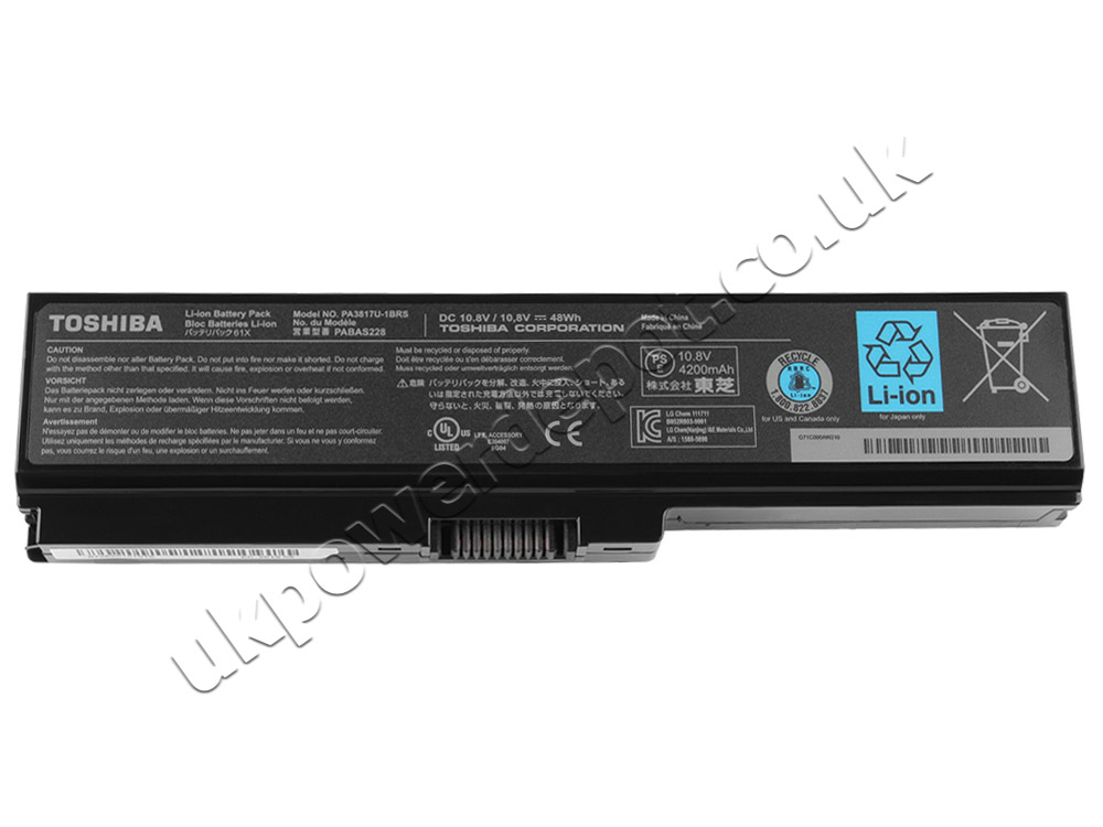 Original Battery Toshiba Satellite M339 4400mAh 48Wh
