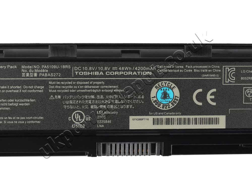 48Wh Toshiba Satellite S70-B-10T S70-B-10Z S70-B-11D Battery