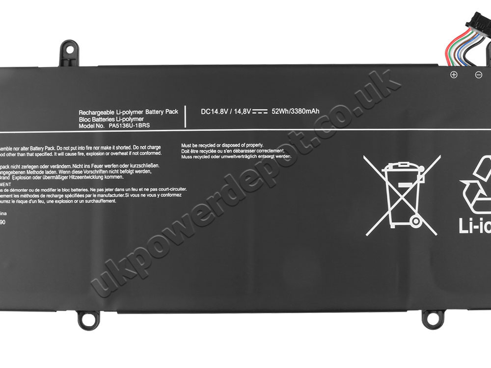Battery Toshiba P71C000G72AA 52Wh