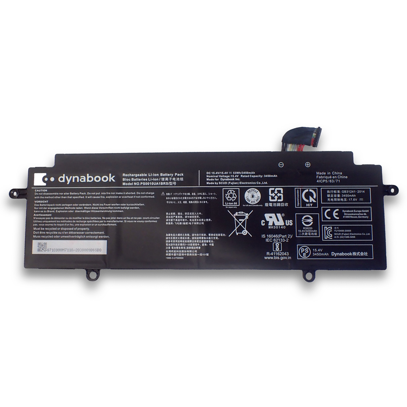 Original Battery Toshiba Dynabook Portégé X30W-K-104 3450mAh 53Wh