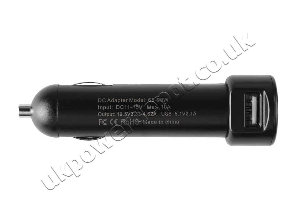 Car Charger HP ENVY x360 2-in-1 15m-es1000 DC Adapter